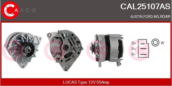 Casco CAL25107AS - Ģenerators autodraugiem.lv