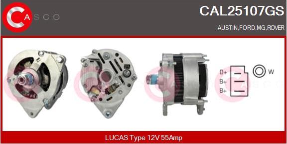 Casco CAL25107GS - Ģenerators autodraugiem.lv