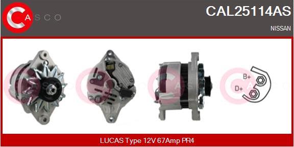 Casco CAL25114AS - Ģenerators autodraugiem.lv