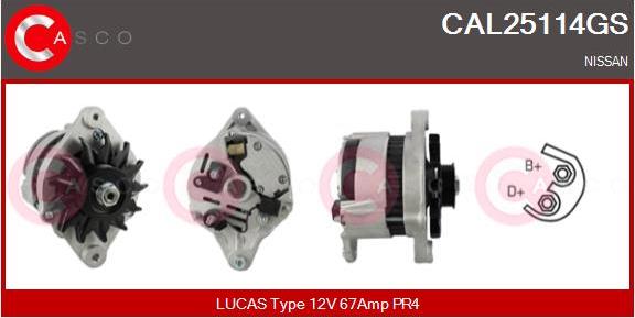 Casco CAL25114GS - Ģenerators autodraugiem.lv