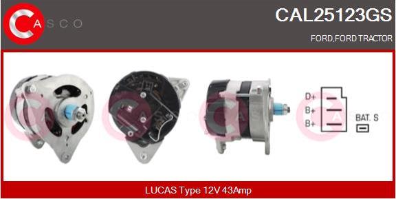Casco CAL25123GS - Ģenerators autodraugiem.lv