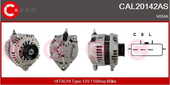 Casco CAL20142AS - Ģenerators autodraugiem.lv