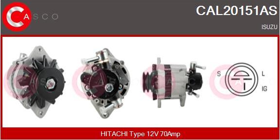 Casco CAL20151AS - Ģenerators autodraugiem.lv