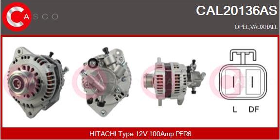 Casco CAL20136AS - Ģenerators autodraugiem.lv