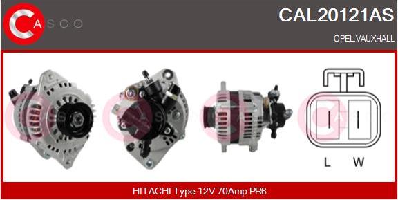 Casco CAL20121AS - Ģenerators autodraugiem.lv