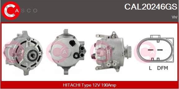 Casco CAL20246GS - Ģenerators autodraugiem.lv