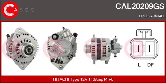 Casco CAL20209GS - Ģenerators autodraugiem.lv