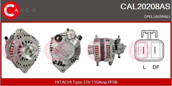 Casco CAL20208AS - Ģenerators autodraugiem.lv