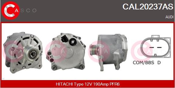 Casco CAL20237AS - Ģenerators autodraugiem.lv