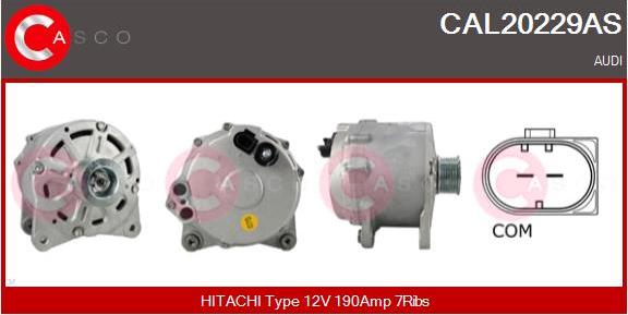 Casco CAL20229AS - Ģenerators autodraugiem.lv