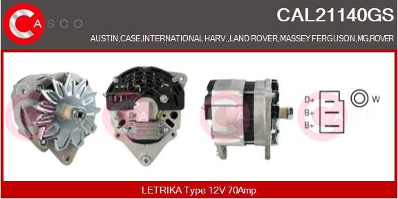 Casco CAL21140GS - Ģenerators autodraugiem.lv