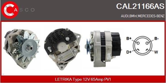 Casco CAL21166AS - Ģenerators autodraugiem.lv
