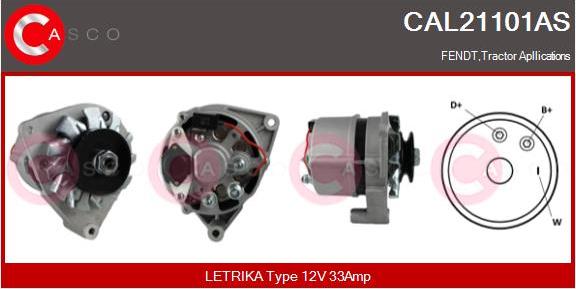 Casco CAL21101AS - Ģenerators autodraugiem.lv