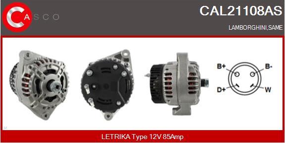 Casco CAL21108AS - Ģenerators autodraugiem.lv