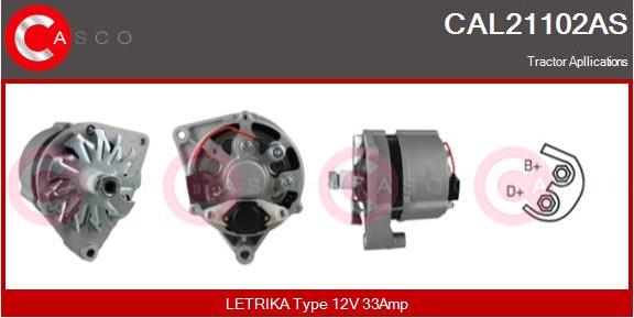 Casco CAL21102AS - Ģenerators autodraugiem.lv