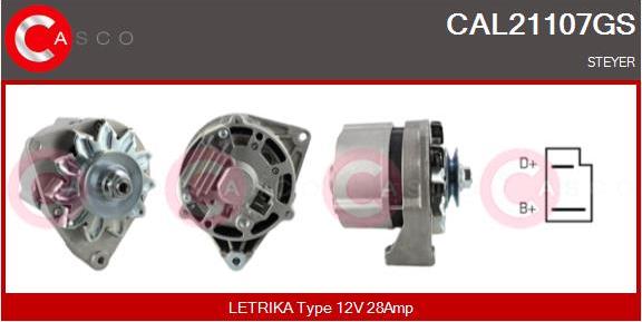 Casco CAL21107GS - Ģenerators autodraugiem.lv