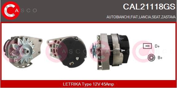 Casco CAL21118GS - Ģenerators autodraugiem.lv
