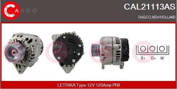 Casco CAL21113AS - Ģenerators autodraugiem.lv