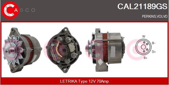 Casco CAL21189GS - Ģenerators autodraugiem.lv