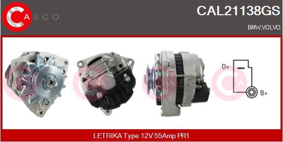 Casco CAL21138GS - Ģenerators autodraugiem.lv