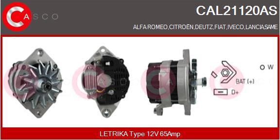 Casco CAL21120AS - Ģenerators autodraugiem.lv