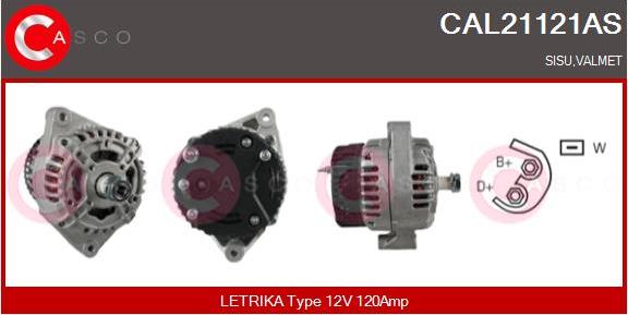 Casco CAL21121AS - Ģenerators autodraugiem.lv
