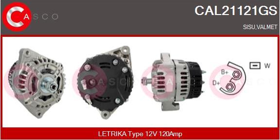 Casco CAL21121GS - Ģenerators autodraugiem.lv