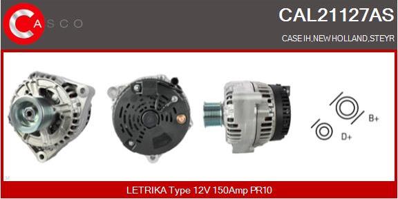 Casco CAL21127AS - Ģenerators autodraugiem.lv