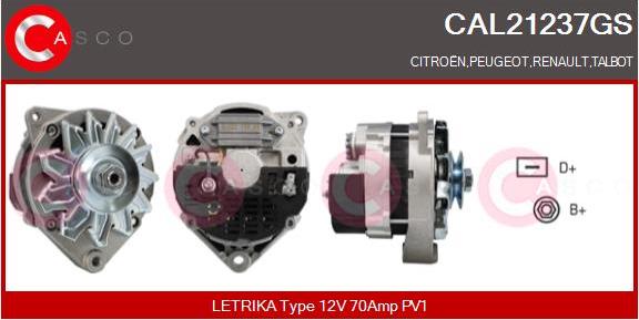 Casco CAL21237GS - Ģenerators autodraugiem.lv