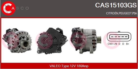Casco CAS15103GS - Starteris-ģenerators autodraugiem.lv
