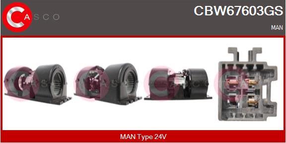 Casco CBW67603GS - Salona ventilators autodraugiem.lv