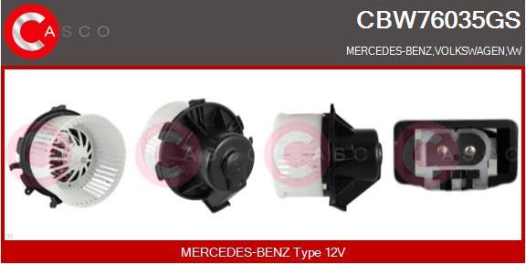 Casco CBW76035GS - Salona ventilators autodraugiem.lv