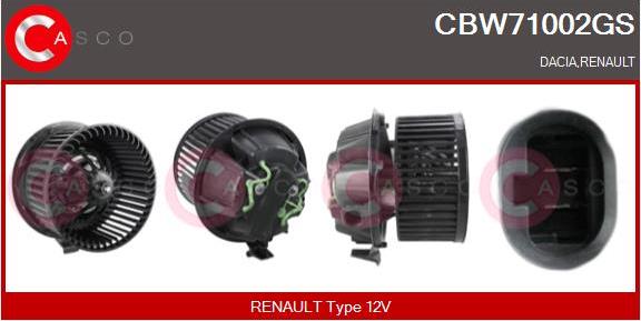 Casco CBW71002GS - Salona ventilators autodraugiem.lv