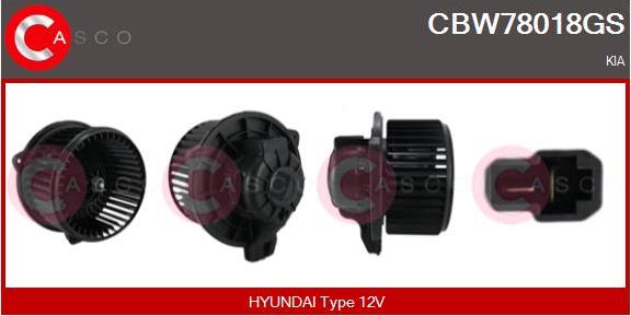 Casco CBW78018GS - Salona ventilators autodraugiem.lv