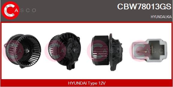 Casco CBW78013GS - Salona ventilators autodraugiem.lv