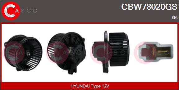 Casco CBW78020GS - Salona ventilators autodraugiem.lv