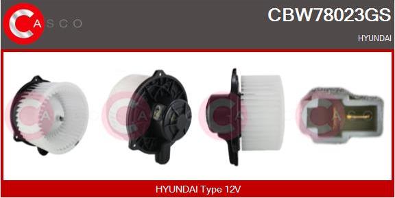 Casco CBW78023GS - Salona ventilators autodraugiem.lv