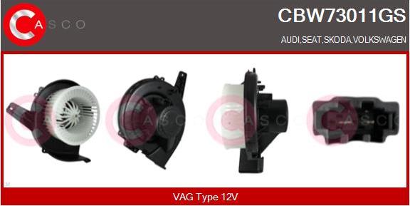 Casco CBW73011GS - Salona ventilators autodraugiem.lv