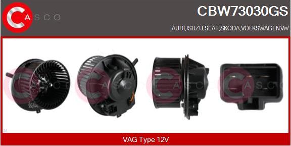 Casco CBW73030GS - Salona ventilators autodraugiem.lv