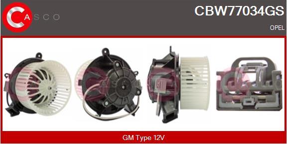 Casco CBW77034GS - Salona ventilators autodraugiem.lv