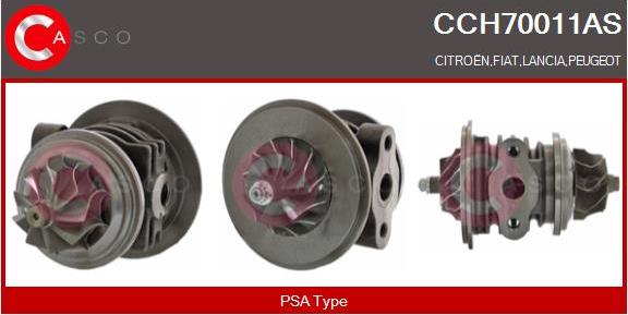 Casco CCH70011AS - Serdeņa bloks, Turbokompresors autodraugiem.lv