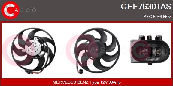 Casco CEF76301AS - Ventilators, Motora dzesēšanas sistēma autodraugiem.lv