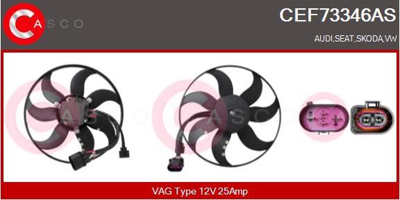 Casco CEF73346AS - Ventilators, Motora dzesēšanas sistēma autodraugiem.lv