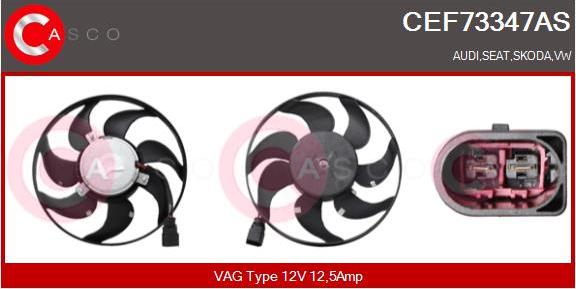 Casco CEF73347AS - Ventilators, Motora dzesēšanas sistēma autodraugiem.lv
