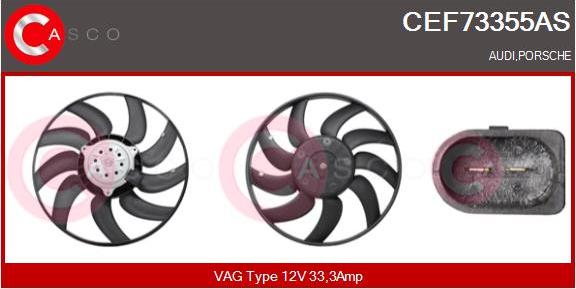 Casco CEF73355AS - Ventilators, Motora dzesēšanas sistēma autodraugiem.lv