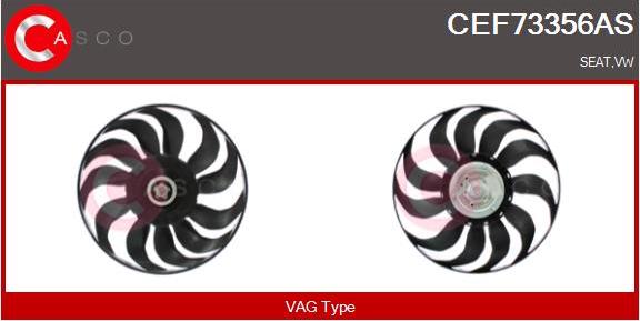 Casco CEF73356AS - Ventilators, Motora dzesēšanas sistēma autodraugiem.lv