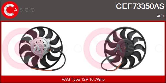 Casco CEF73350AS - Ventilators, Motora dzesēšanas sistēma autodraugiem.lv