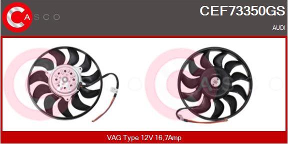 Casco CEF73350GS - Ventilators, Motora dzesēšanas sistēma autodraugiem.lv