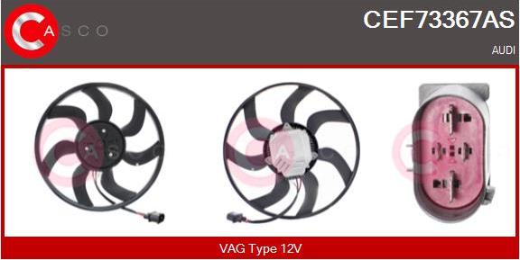 Casco CEF73367AS - Ventilators, Motora dzesēšanas sistēma autodraugiem.lv