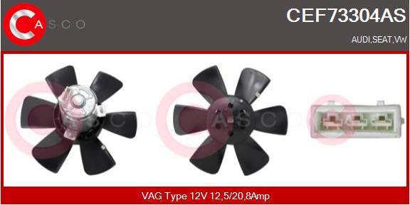 Casco CEF73304AS - Ventilators, Motora dzesēšanas sistēma autodraugiem.lv